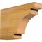 Ekena Millwork Mediterranean Rough Sawn Rafter Tail, Western Red Cedar, 4"W x 12"H x 18"L RFT04X12X18MED00RWR - alternate 1